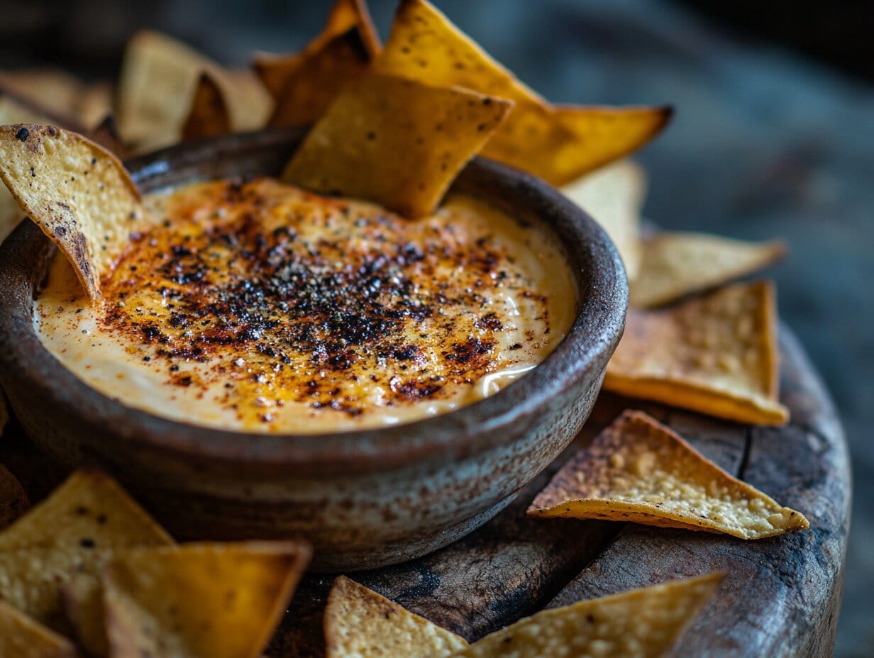 What Is the Best Wood for Smoking Queso? 1 Smoked queso with chips