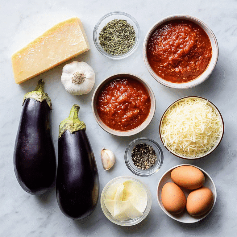 Eggplant Parmesan Baked – Crispy, Cheesy &amp; Easy Recipe