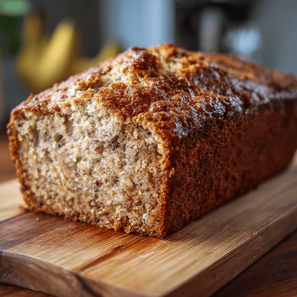 Best Ever Banana Bread Recipe – Moist, Easy, and Foolproof 4 Best banana bread recipe close-up highlighting the fluffy texture and rich banana flavor
